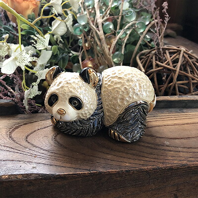 送料無料 パンダ子供 F304陶器 置物 動物 パンダ 笹 くま クマ 熊 Panda ペット テディベア インテリア オブジェ 雑貨 おしゃれ かわいい 贈り物 プレゼント Crunchusers Com
