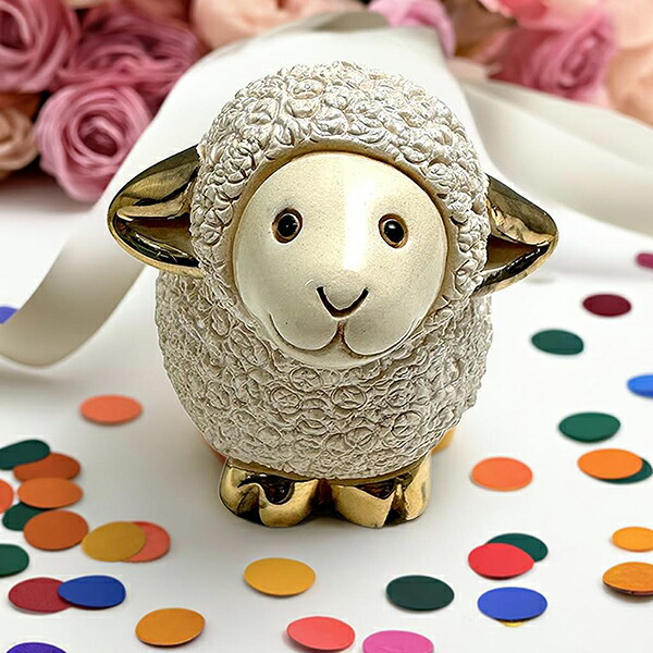 * antique sheep ❀ クリスマスの羊さん (水色リボンと鈴♪) 楽天市場】Sheep リボンをつけたヒツジの置物 羊 アンティーク