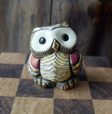 貨物輸送無料 ミニ梟2 MI11瀬戸物 居え物 生類 ふくろう フクロウ 梟 