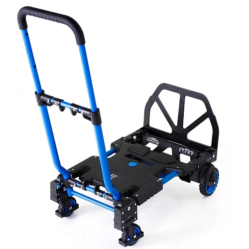花岡車輛 フラットカートツーバイフォー F-CART2X4 630×385 ブラック 縦置き可能 黒 台車 2X4 アウトドア カート