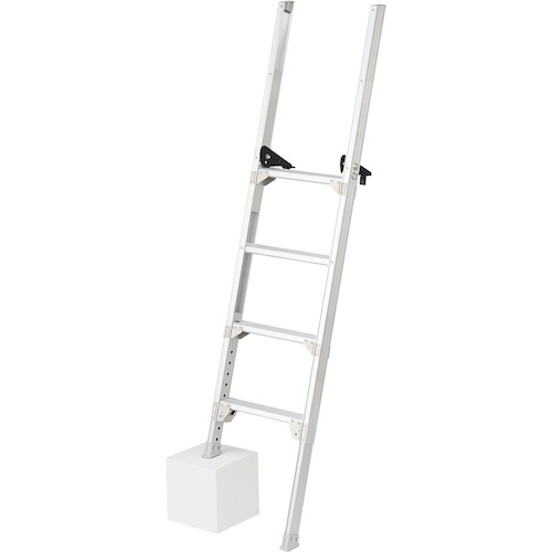 【在庫品】【法人限定】ハセガワ トラック昇降はしご LM-15 トラックステップ LM型 1.79～2.21m アルミ製 伸縮式 最大40cm 長谷川工業 574-1620