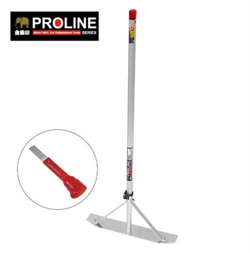 【店卸し資産品】浅香PRO 71770 伸縮式ステン替板レーキS付 450 ステンレス鋼製 労働者階級技術者 軽銀柄レーキ やり方が能率的 土木 土ならし 整地 アスファルト 洗い濯ぎ 御先棒 スクレーパー付き添い人 日本製 浅香工業 PROLINE 金象印