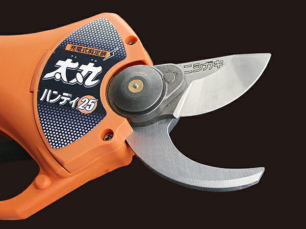 チャンピオン ニシガキ工業 太丸ハンディ25 バッテリー 充電器付き N 928 ニシガキ 国内最軽量 コンパクト 切れ味極まる 充電式剪定鋏 最新情報 Bellatti Barton Com