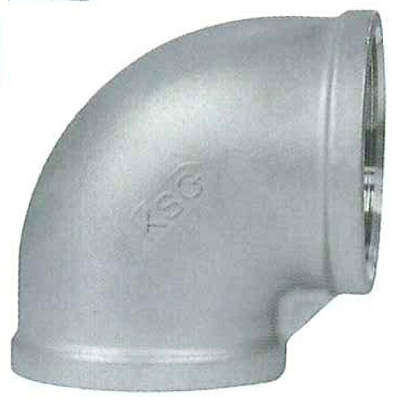 ステンレス継手 ねじ込み　 KSG 90&deg;エルボ 100Ａ 【KSGS-90L100A】 ネジ｜ワイズファクトリー 店