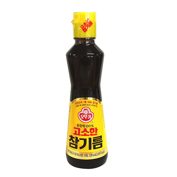楽天市場】オットギ 昔の ごま油 320ml 100% 1本 韓国 食品 料理 調味