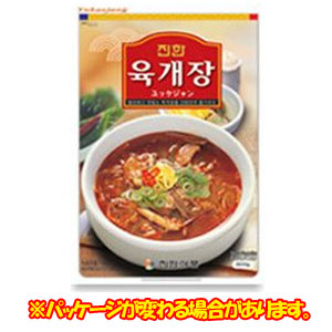 【地域別送料無料】【眞漢】ユッケジャン600gｘ1箱(25個) 　<br>韓国レトルト食品　レトルト　韓国食品　レトルトスープ　暖かいスープ　即席　簡単