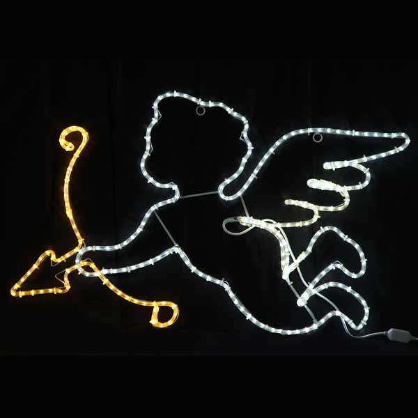 LEDイルミネーション 2Dモチーフライト イルミネーション クリスマス LED DIY 飾り パーティー 結婚式 電飾 屋外用 グランピング ウェディング 灯り 庭 玄関 LEDエンジェル【メーカー直送/代金引換・同梱不可・大型宅配便】 14,850円