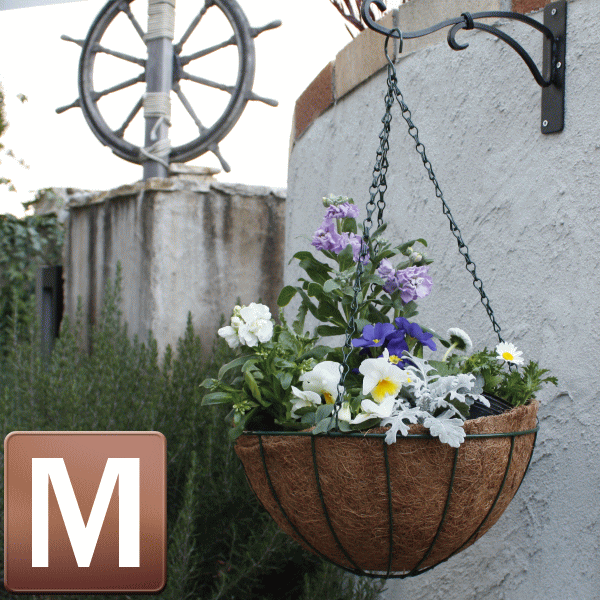 楽天市場】植木鉢・プランター/ハンギングバスケット S/専用ヤシマット