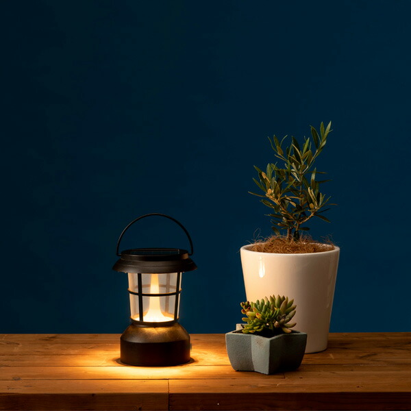 楽天市場】ソーラーライト ゆらぎソーラー フレイムランタン