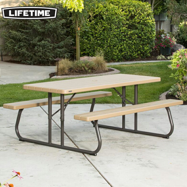 楽天市場 アウトドアテーブル 木製 ガーデンテーブル ピクニックテーブル 頑丈 セット Diy 屋外 庭 チェア q おしゃれ キャンプ場 公園 W1800 D1500 オイル塗装 Ok Depot