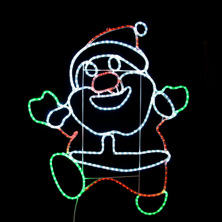 イルミネーション 屋外用 クリスマス トナカイ 電飾 LED 2Dモチーフライト DIY 飾り付け 店舗 装飾 ディスプレイ おしゃれ パーティー 結婚式 イベント 灯り 庭 ガーデン 玄関 スキップサンタ 【大型宅配便】 【メーカー直送/代金引換・同梱不可】