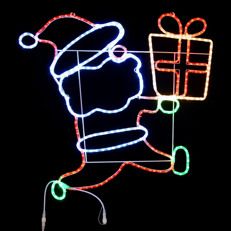 イルミネーション 屋外用 クリスマス トナカイ 電飾 LED 2Dモチーフライト DIY 飾り付け 店舗 装飾 ディスプレイ おしゃれ パーティー 結婚式 イベント 灯り 庭 ガーデン 玄関 ギフトサンタ 【大型宅配便】 【メーカー直送/代金引換・同梱不可】｜DEPOS　2号館 16,685円