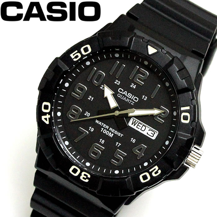 楽天市場 カシオ Casio ダイバールック Diver Look クオーツ メンズ 腕時計 ブラック シルバー Mrw 210h 1a ラッピング無料可能 おすすめ 安い 激安 Sns インスタ 景品 プレゼント カジュアル スポーツ アウトドア Hapian