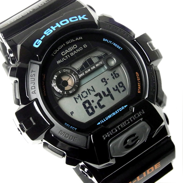 楽天市場 G Shock カシオ 腕時計 Casio Gショック マルチバンド6 電波時計 ソーラー Gwx 00 1 カシオ Gshock 電池交換不要 時刻合わせ不要 黒 ブラック G Lide Gライド ジーライド Mens 時計 とけい うでどけい ウォッチ Watch Casio G Shock メンズ 腕時計