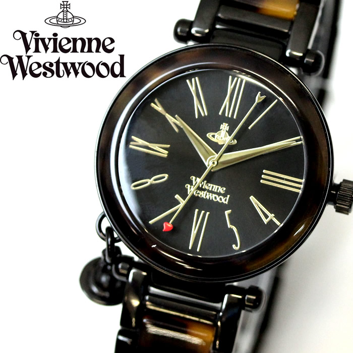 【楽天市場】ヴィヴィアンウエストウッド VivienneWestwood レディース 腕時計 オーブ ブラック×べっ甲 VV006BKBR