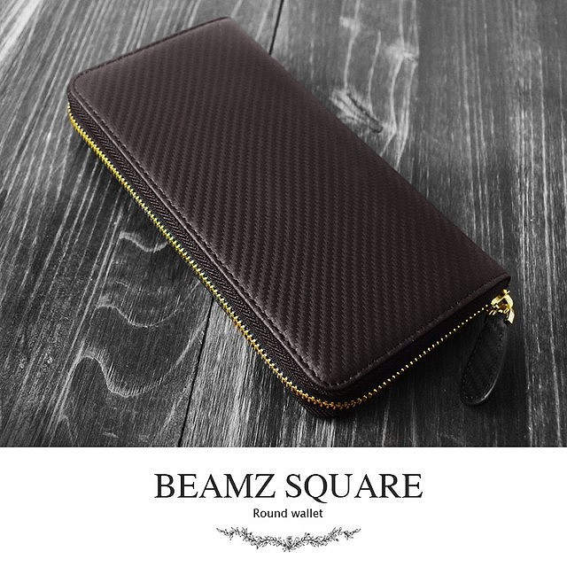 楽天市場 ビームス スクエア Beamz Square 長財布 メンズ レディース 財布 牛革 安い 高級 ｌ字 小銭 じゃばら ビジネス カジュアル ラウンドファスナー Bs ラッピング無料おしゃれ かっこいい 上品 上質 Hapian