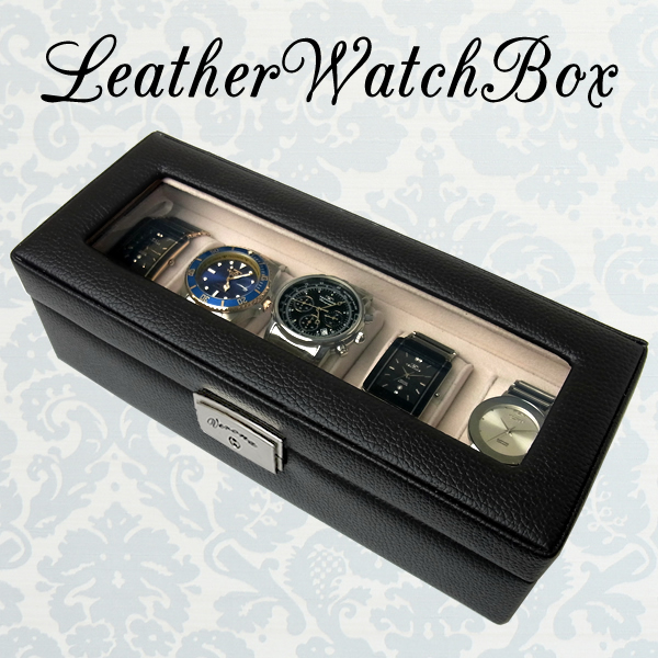 【楽天市場】腕時計 ケース コレクションケース 時計 コレクションボックス 本革 5本 高級 レザー 高級 牛革 ウォッチケース 時計ボックス