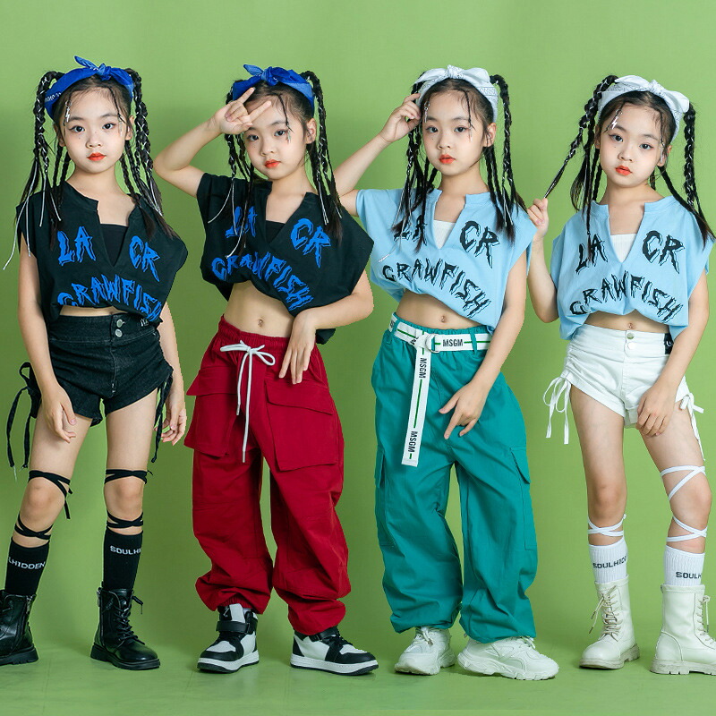 【2点仕掛ける】キッズダンス 社交ダンスお召しもの デニム ジーンズスコート セットアップ 御居処跳ねる チュール ヘソ出し 御姉さん セットアップ   韓国赤ちゃん服 パープルトップス プルオーバー    hiphop kpop 表どおり御姉さん 110-180 ガールズ ズージャー社交ダンス 御居処跳ねる チア チアガール