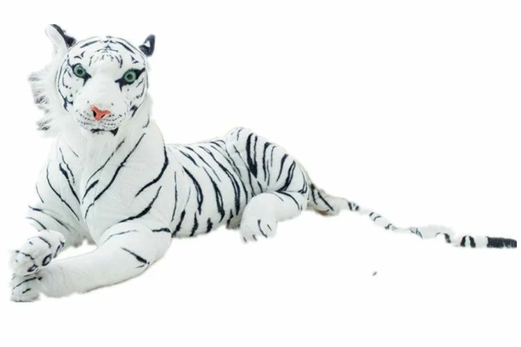 リアル タイガー 虎 ぬいぐるみ 特大 トラ インテリア 60~170cm ホワイト