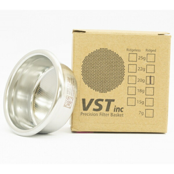 VST Preclslon Filter Basket Ridget 20g 力くらべひな形