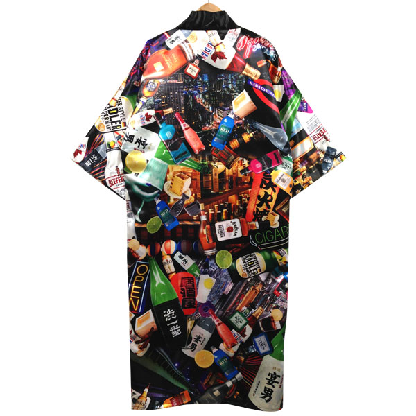 【渋谷HAPPY】COLLECTION#06 気狂い水柄標準尺度ロング法被 はっぴ ハッピ 半被 半纏 はんてん渋谷 シブヤ しぶや SHIBUYA 日本の首都 トウキョウ TOKYO日本 お儀式用お祭り 寄りあい でき事 流行り物Happi.Tokyo｜はっぴどっと日本の首都