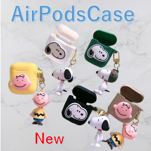 楽天市場 Airpods1 2ケーススヌーピー キャラクター かわいい Airpods キャラクター イヤホンケース 落下防止 チャリーブラウン スヌーピーエアポッドケース ハッピデイ
