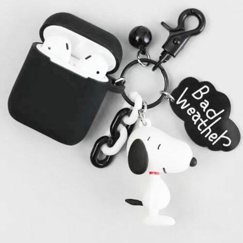 楽天市場 Airpods ケース 1 2スヌーピー かわいい キャラクター イヤホンケース 落下防止 キャラクタースヌーピー エアポッドケース ハッピデイ