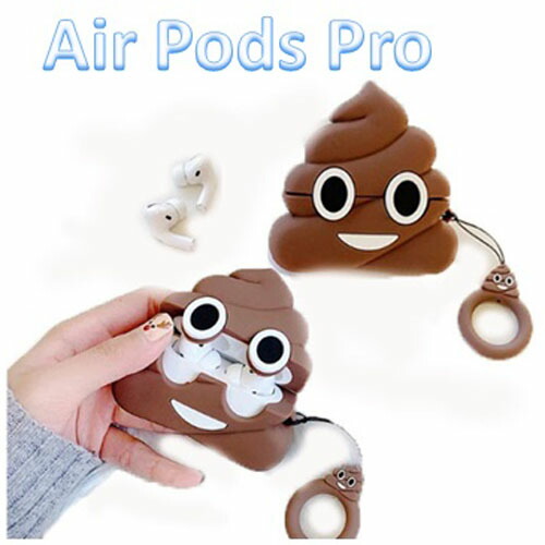 楽天市場 Airpodsproケースうんこちゃんエアポッドケース かわいい キャラクター シリコン イヤホンケース 落下防止 リングトラップ キャラクター ハッピデイ