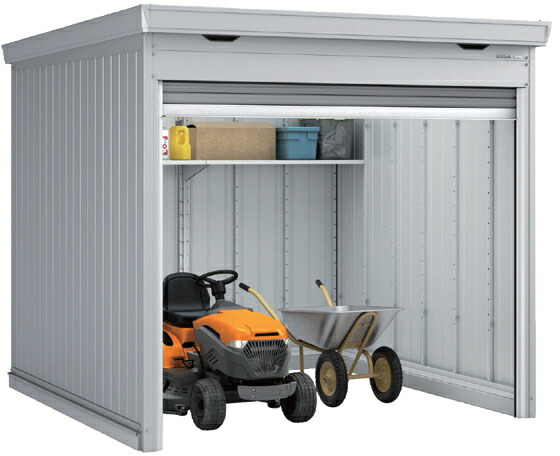 イナバ ガレージ バイク保管庫 FM-1830HDL 土間 豪雪型 高基礎 CS GKK58S イナバ物置） バイク保管庫：床付タイプ ［FM-1830HY］ LIXIL