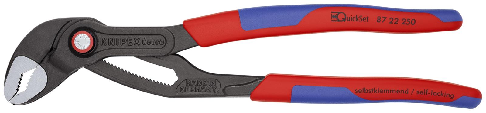 KNIPEX クニペックス コブラクイック書き割り 全長250粍 8722-250