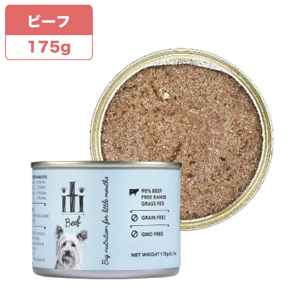 楽天市場 イティ ドッグ ビーフ缶 175g グレインフリー ドッグフード 犬用フード ウェット 超小型犬 小型犬 おすすめ 全年齢 高たんぱく 缶詰 Iti ハピポート 楽天市場店
