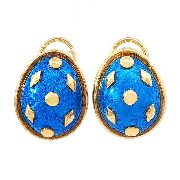 ほぼ未使用 Tiffany リン ピアス K18YG/Pt95 シュランバージェ ほぼ未使用 Tiffany リン ピアス K18YG/Pt95 シュランバージェ