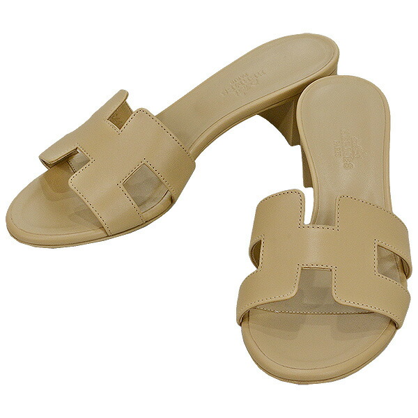 楽天市場】【エルメス】Hermes オアジス Hモチーフ パテントレザー