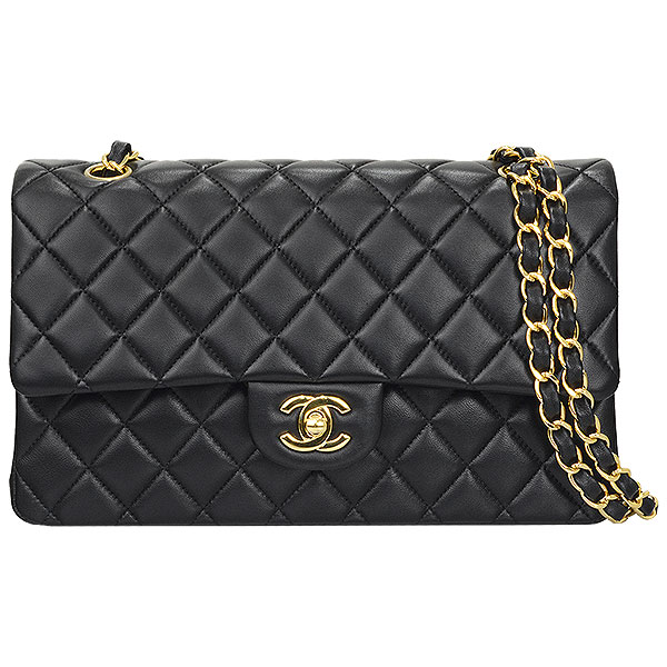 楽天市場】【シャネル】Chanel マトラッセ25 逆ココマーク ラムスキン