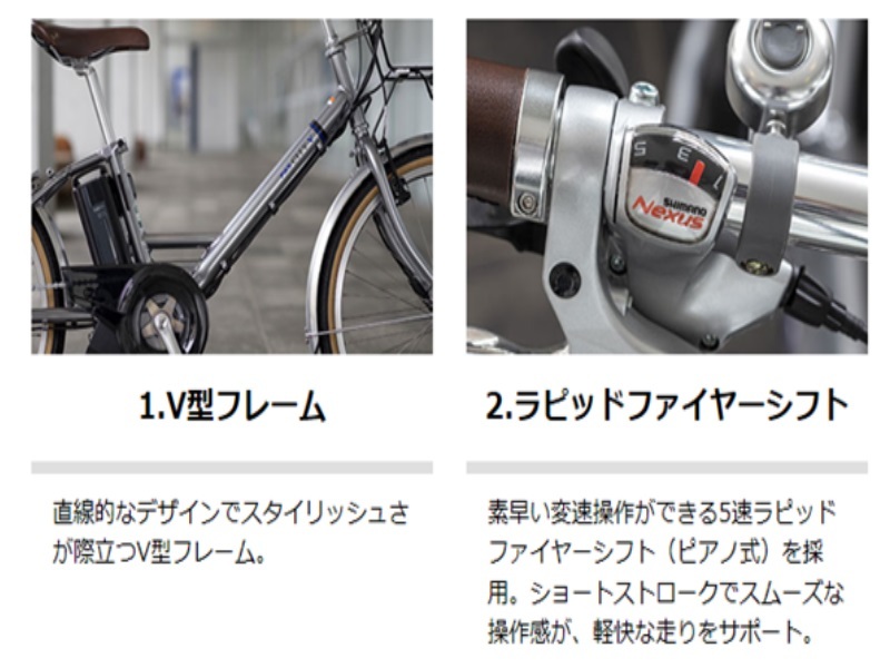 電動自転車 ヤマハ PAS CITY V（パス シティー ブイ）24インチ 12.3Ah 2021年 完全組立  自社便エリア送料無料（土日対応）｜ハッピーサイクル 楽天市場店