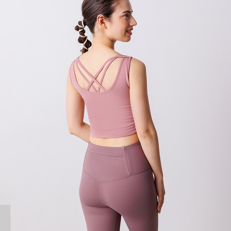 超熱 1000円offクーポン ヨガウェア トップス カップ付き タンクトップ カップ付 ブラトップ バッグデザイン テニス フィットネスウェア 可愛い バレエ スポーツウェア レディース スポーツ おしゃれ ランニング