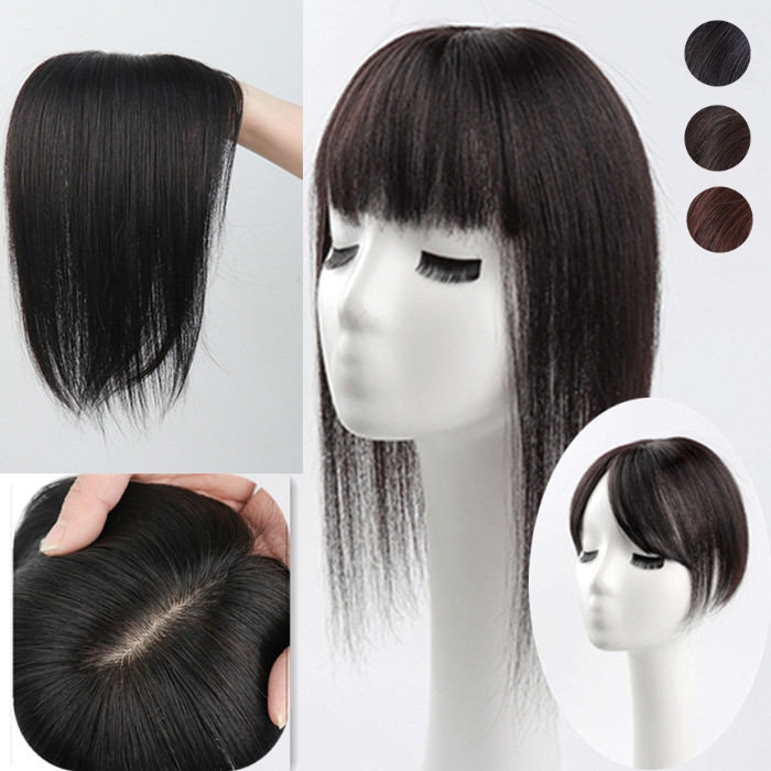 楽天市場】ヘアトップピース ボリューム 前髪ウィッグ つむじ