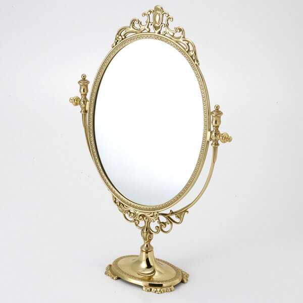 Happy Goods Collection Oval Stands Mirror A Brass Antique Like Happy Goods Collection Oval Stands