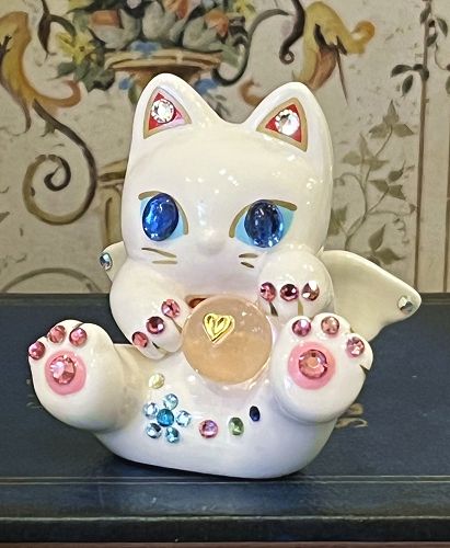 楽天市場】招き猫 デコレーション キラキラ 置物 おしゃれ かわいい