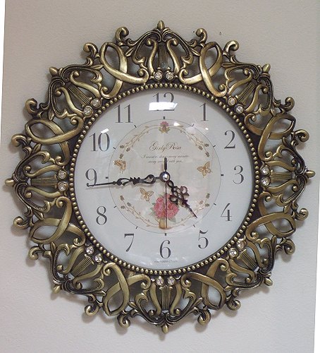 Antique Gold Wall Clock