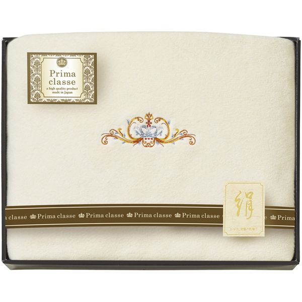 プリマクラッセ シルク混綿毛布2P L5075550 プリマクラッセ シルク混綿毛布(毛羽部分)2P（SWS-30502