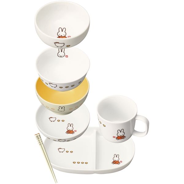ミッフィー miffy キャラクター グッズ キッズ用食器 ギフト こっこ親子 皿 茶碗 つみつみ食器 セット 詰め合わせ 子供用 内祝い お返し 出産内祝い 結婚内祝い 結婚祝い 出産祝い 香典返し 快気祝い お祝い返し 引越し 挨拶 お礼 プレゼント 送料無料 417722