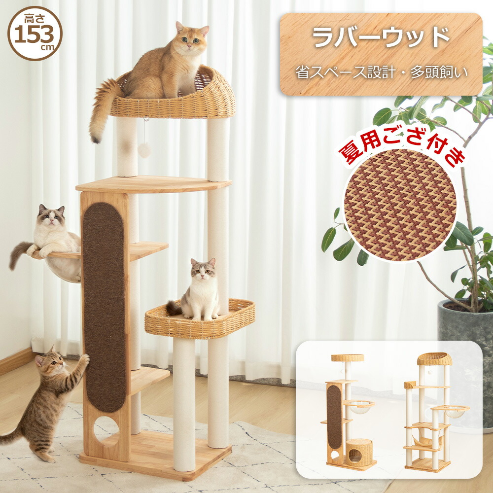 【百貨店大売り出し押さえる2000円OFF】 キャットタワー 木製 据え付け 今めかしい 生まれながら木 高さ153珊 多頭飼い 一般受け 生まれながら木 登り分かりやすい 見晴台 か細い 猫高閣 重厚感 恒星船 大型猫 年がしら スクラッチ 猫用 一般受け クリアボウル 省間隔文字 兼ね合い 運動すること機能不全取り止める 室内装飾 分かりやすい