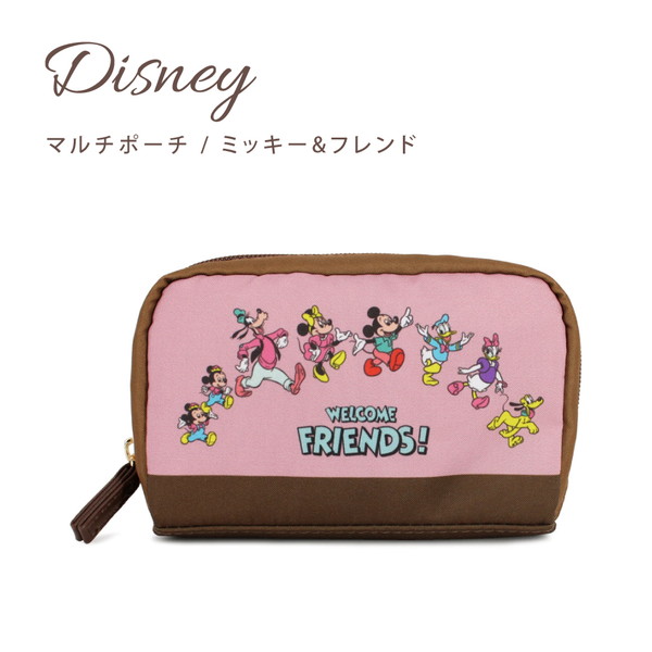 ディズニー　ミッキー　ミニー　ポーチ　2個セット　タグ付き ポーチ 2個セット ミッキーとミニー DAISO ディズニー100 小物