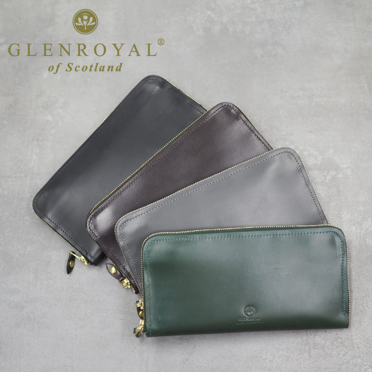 楽天市場】GLENROYAL グレンロイヤル 03-6029 ZIP AROUND LONG PURSE