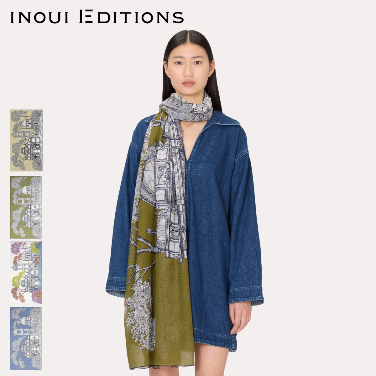 即納 INOUI EDITIONS イヌイエディションズ スカーフ ET211SP daytripper_inoui-et20fre