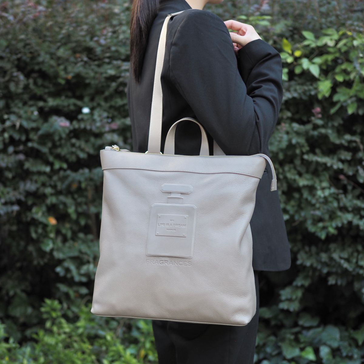 【IOPELLE/イオペレ】632BACKPACK(BAGバッグ2WAYトートワンショルダー付きレザー本革イタリア製送料無料)
