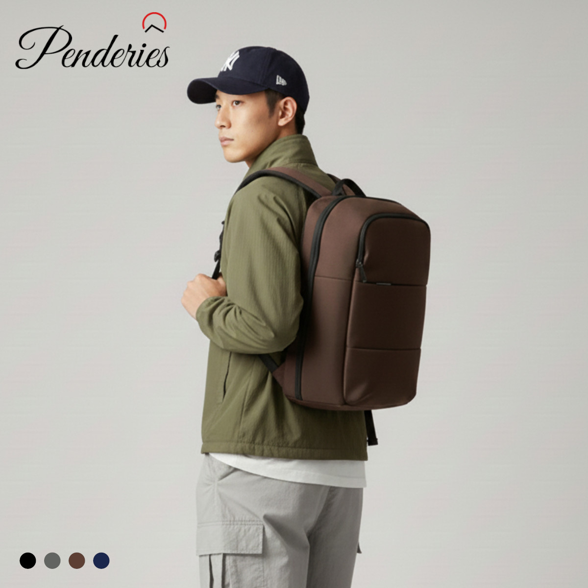 Penderies ペンデリーズ 2403PA BACKPACK リュック バックパック PC収納 A4対応 軽量 男女兼用 ビジネスリュック 通学 旅行 出張 シンプル おしゃれ 仕事 バッグ メンズ レディース ≪正規代理店 / 保証付≫