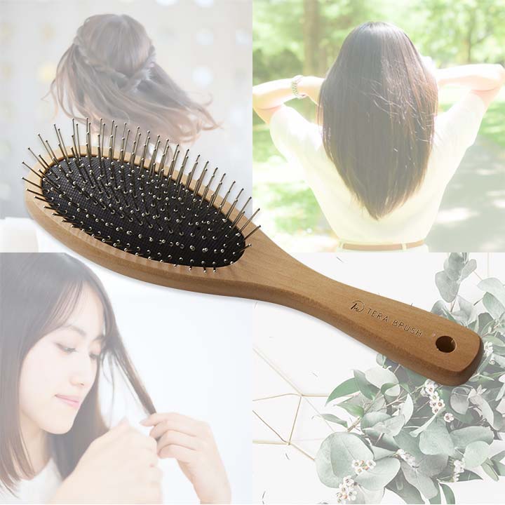 新品　正規品　テラブラシ　テラヘルツ　美髪　ヘアブラシ　TERA BRUSH 楽天市場】TERA BRUSH テラブラシ ヘアブラシ マッサージブラシ