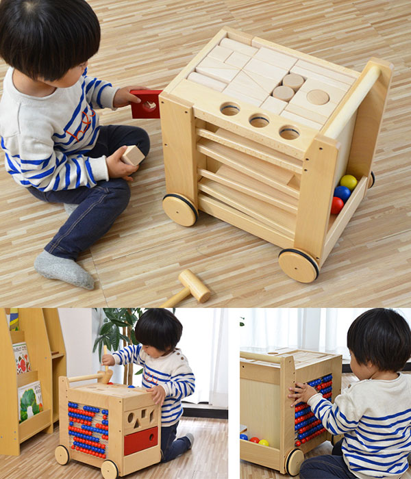 1年保証 コイデ Koide 日本製 おもちゃ 玩具 ジョイフルワゴン M50 手押し車 押し車 積み木 パズル 玉そろばん 知育 室内 3歳 男の子 女の子 子供 幼児 ベビー 知育玩具 出産祝い 誕生日 ウッド 天然木 国産 送料無料 Prescriptionpillsonline Is